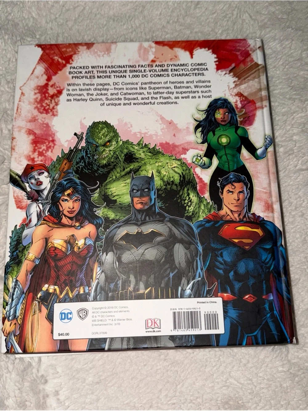 DC The DC Comics Encyclopedia - Blue, Red, Black Cover Art